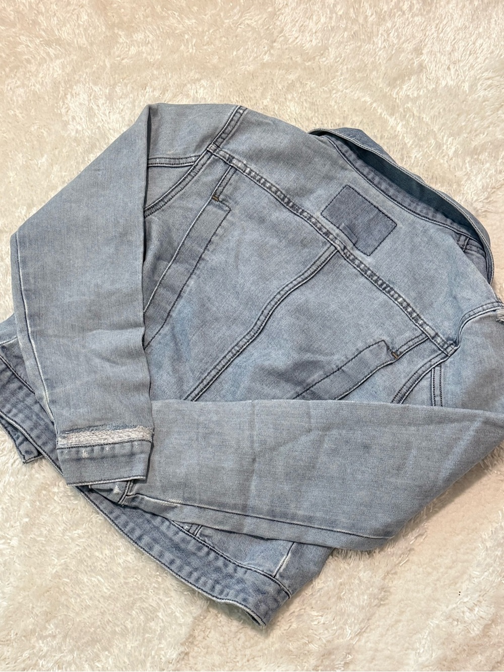 Guess Light Blue Denim Jean Jacket - Picture 4 of 5